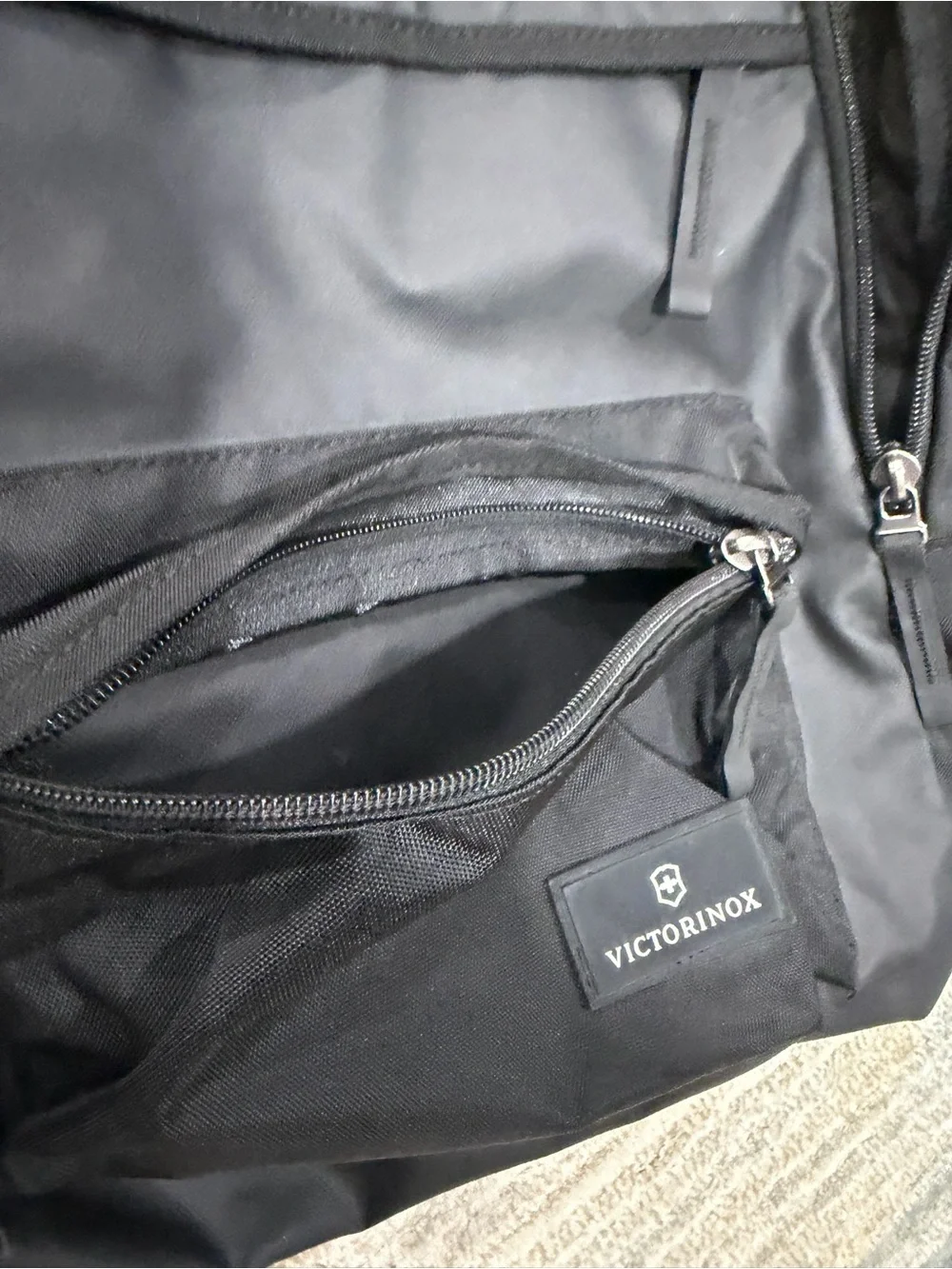 Victorinox Black Men's Everyday Backpack with Multiple Compartments